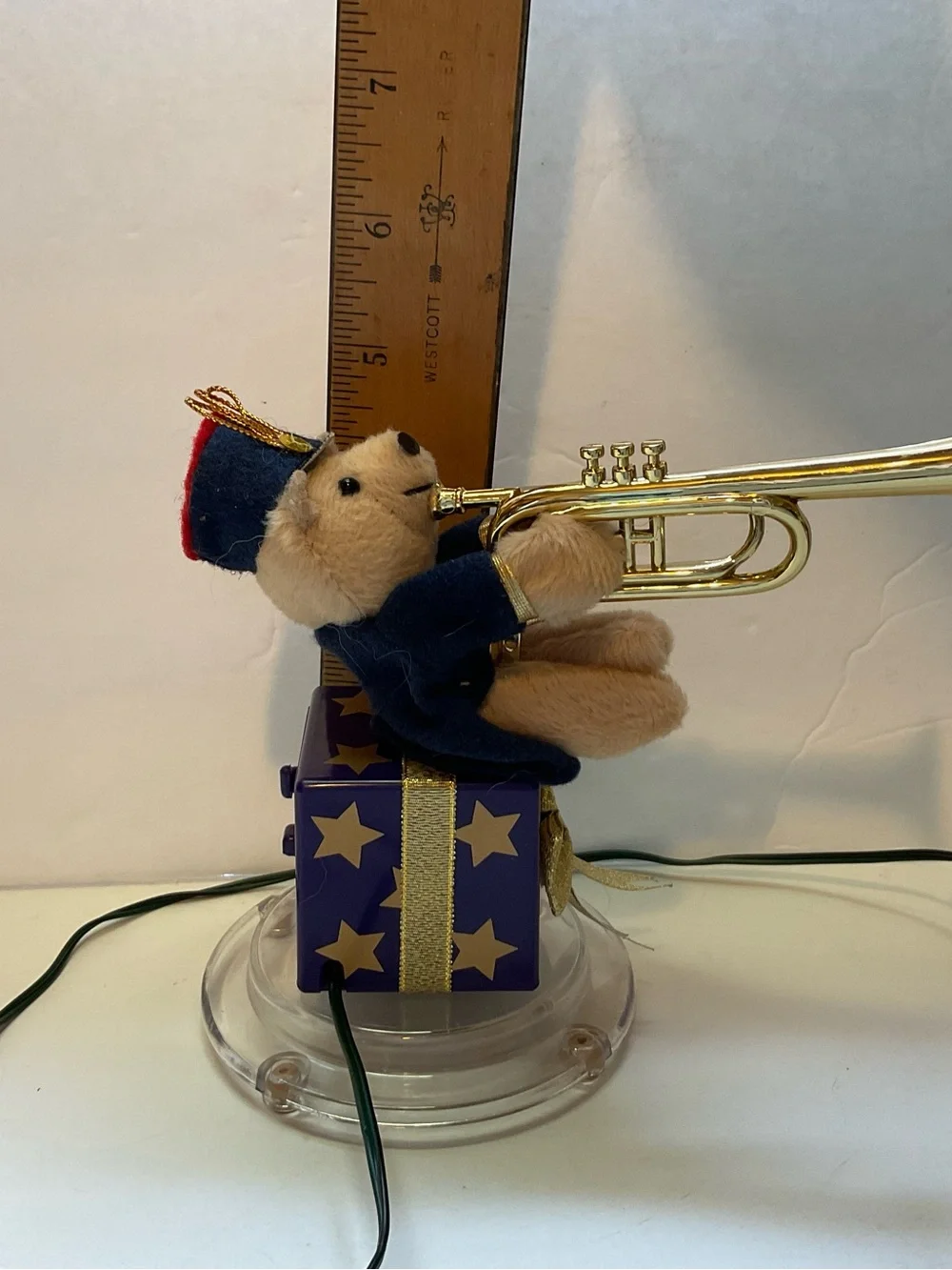 Mr. Christmas Bear Brass Band Musical & Animated Christmas Toy Set